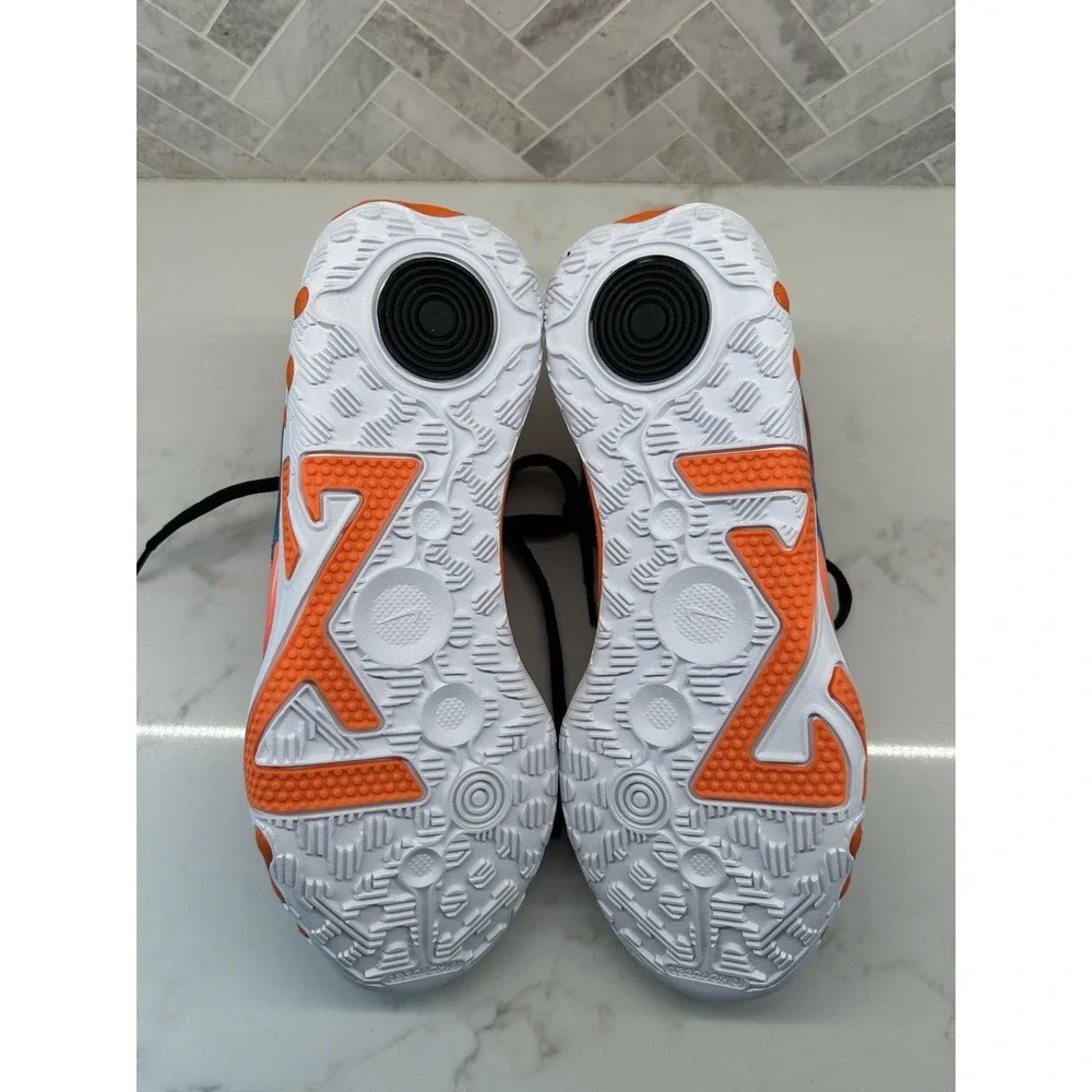 Nike PG 6 NRG Hot Wheels DH8446-400 Laser Blue Orange Sneakers Shoes Mens Size 8
